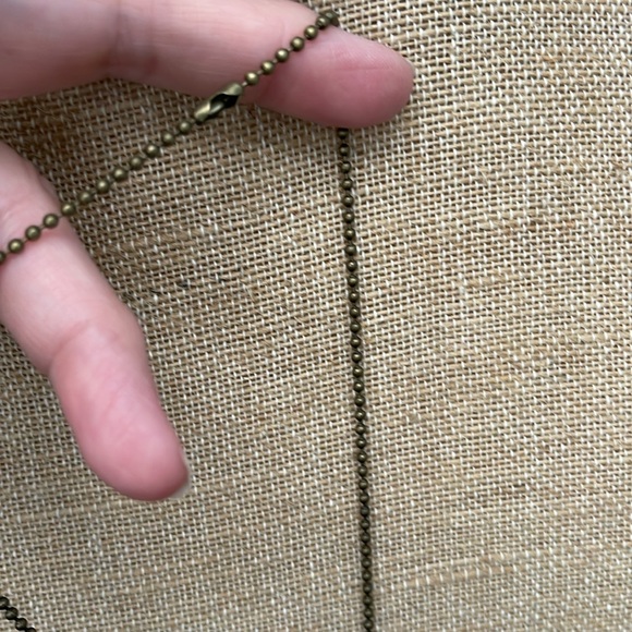 Freida Resin Cabochon handmade pendant with ball chain 22” - Picture 8 of 9